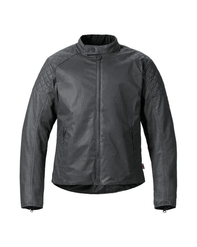 Beck Wax Cotton Black Jacket | Motorcycle Clothing